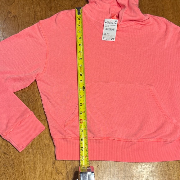 SKIMS Vibrant Pink Cropped Hoodie - Picture 10 of 11